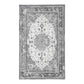 Paillasson persan en polyester noir et blanc 50x80 cm
