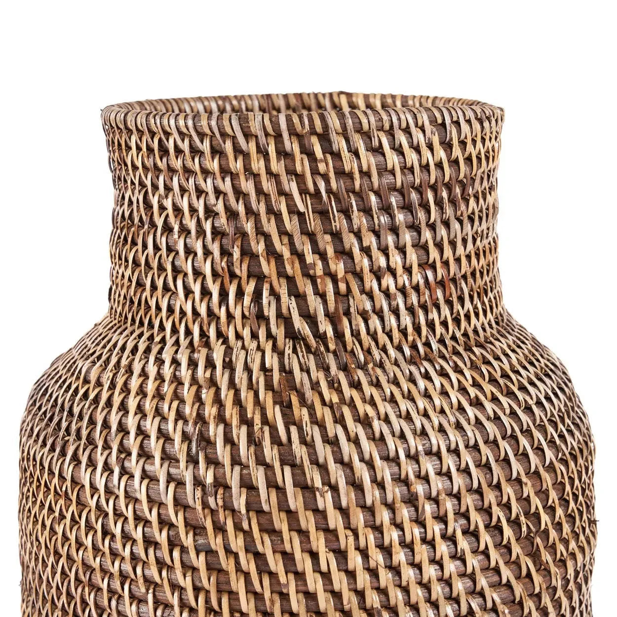 Panier à parapluies en rotin marron naturel 67 cm