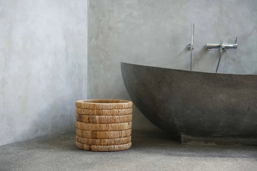 Panier cylindrique en tissage pour La Panier Chuma