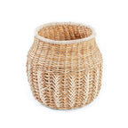 Panier en osier tressé Le panier Luziru Naturel pour rangement écologique