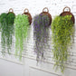 Panier mural en osier pour plantes lot de 4