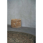 Panier de rangement rond en feuilles de bananier – Ø37 cm