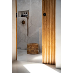 Panier de rangement rond en feuilles de bananier – Ø37 cm