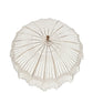 Parasol balinais en macramé avec mât sculpté bois 250 cm