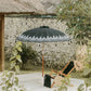 Parasol en tissu imperméable 250 cm noir