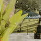 Parasol en tissu imperméable 250 cm noir