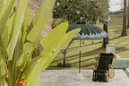 Parasol en tissu imperméable 250 cm noir
