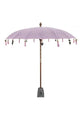 Parasol en tissu rose poudré 250 cm