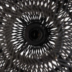 Suspension en tissage noir Le Pendentif Bulle Noir S pour intérieur élégant