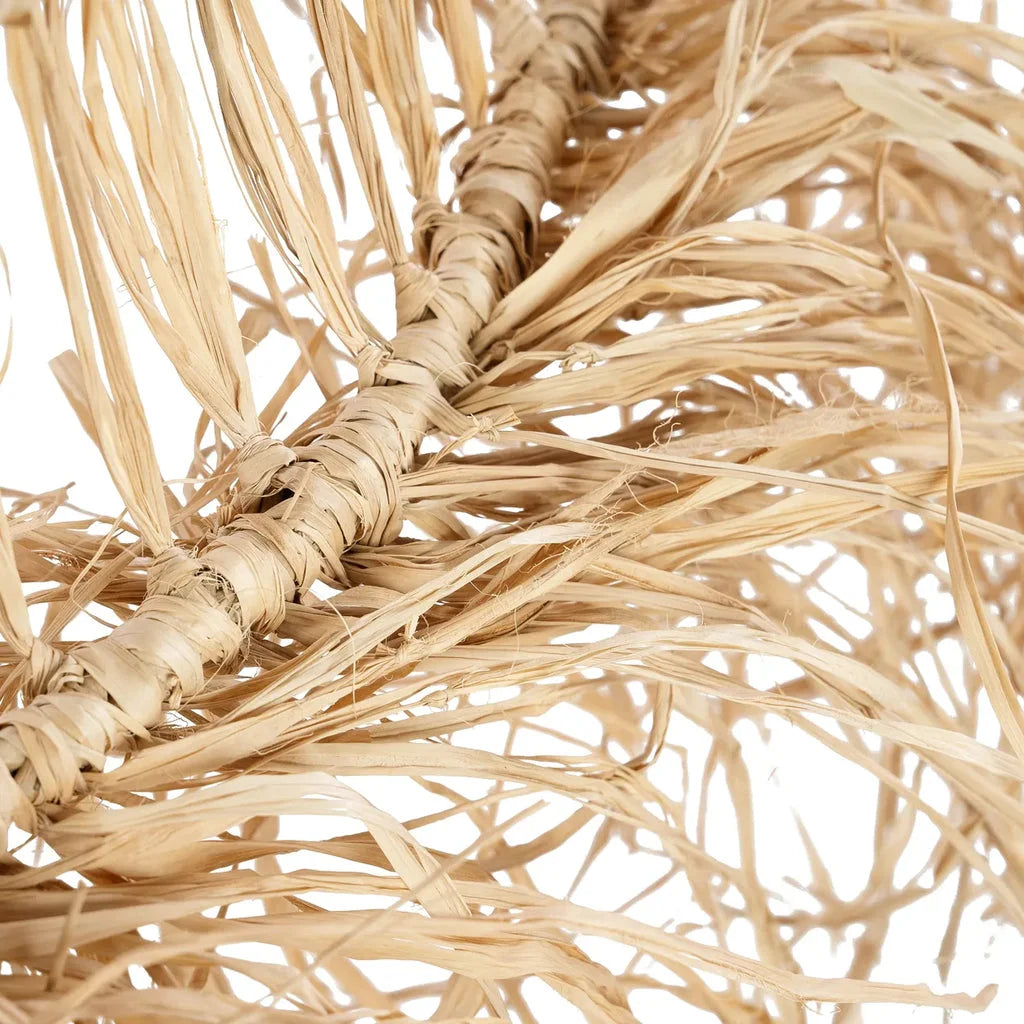 Décoration en rafia tissé pour Le pendentif Casita Naturel L