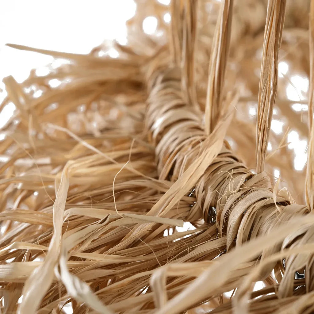 Rembourrage en raffia tissé pour le pendentif Casita Naturel S