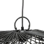 Applique enWoven noir Le Pendentif Chapeau Noir L pour éclairage intérieur élégante