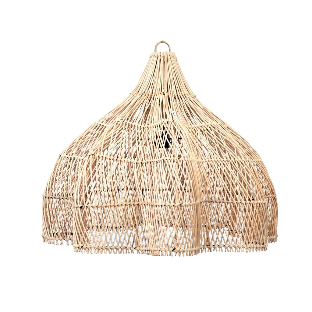 Suspension en rotin tressé naturel Le Pendentif Fouetté M