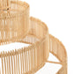 Lustre en bambou en plusieurs niveaux pour la décoration de mariage naturel M