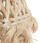 Cordon en jute tordu et rugueux pour le pendentif méduse en abaca Naturel L