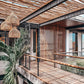 Design architectural tropical moderne pour Le Pendentif Piège à Homard Naturel L