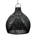 Ampoule suspendue noire tissée Le Pendentif Piège à Homard L pour décoration élégante