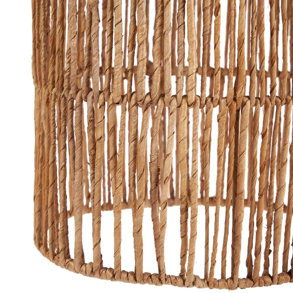 Abat-jour cylindrique tissé pour Le Pendentif Takuhanki Naturel L