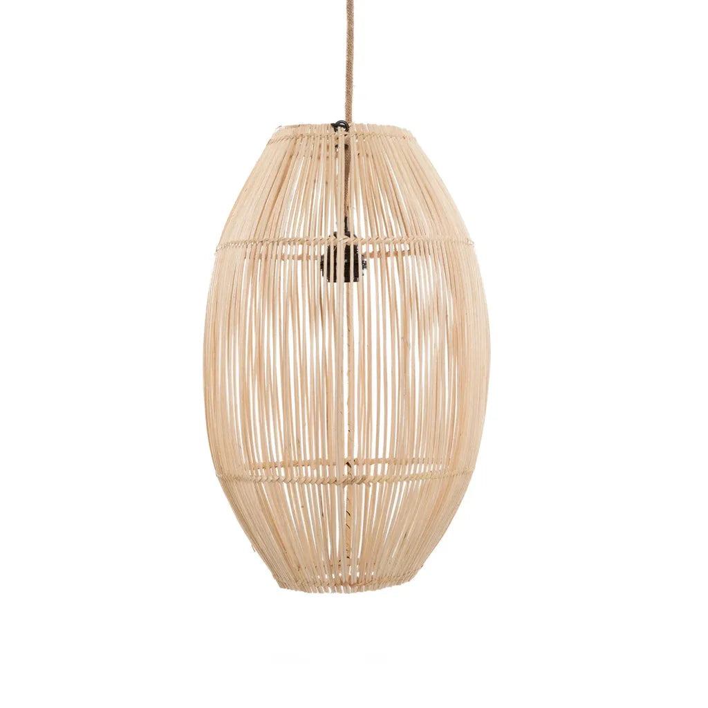 Suspension en osier Le Pendentif Zuri Naturel M pour une ambiance chaleureuse
