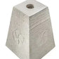 Pied de parasol en béton 25 kg motif fleur de lotus
