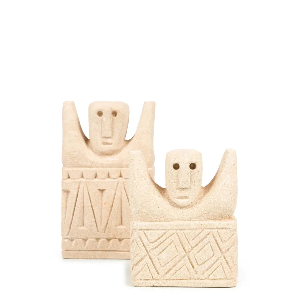 Deux figurines cycladiques en pierre pour La Pierre de Sumba #17