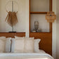 Intérieur de chambre bohème avec La Pierre de Sumba #29, décor coloré et artistique