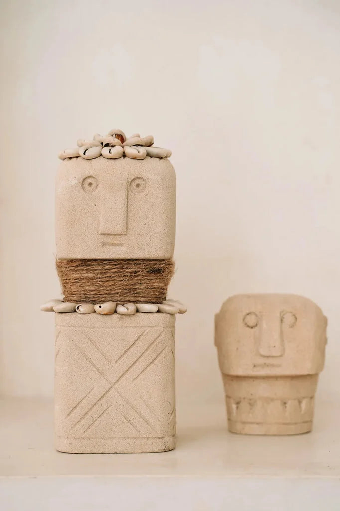 Sculptures artisanales en argile de style tribal pour La Pierre de Sumba #30