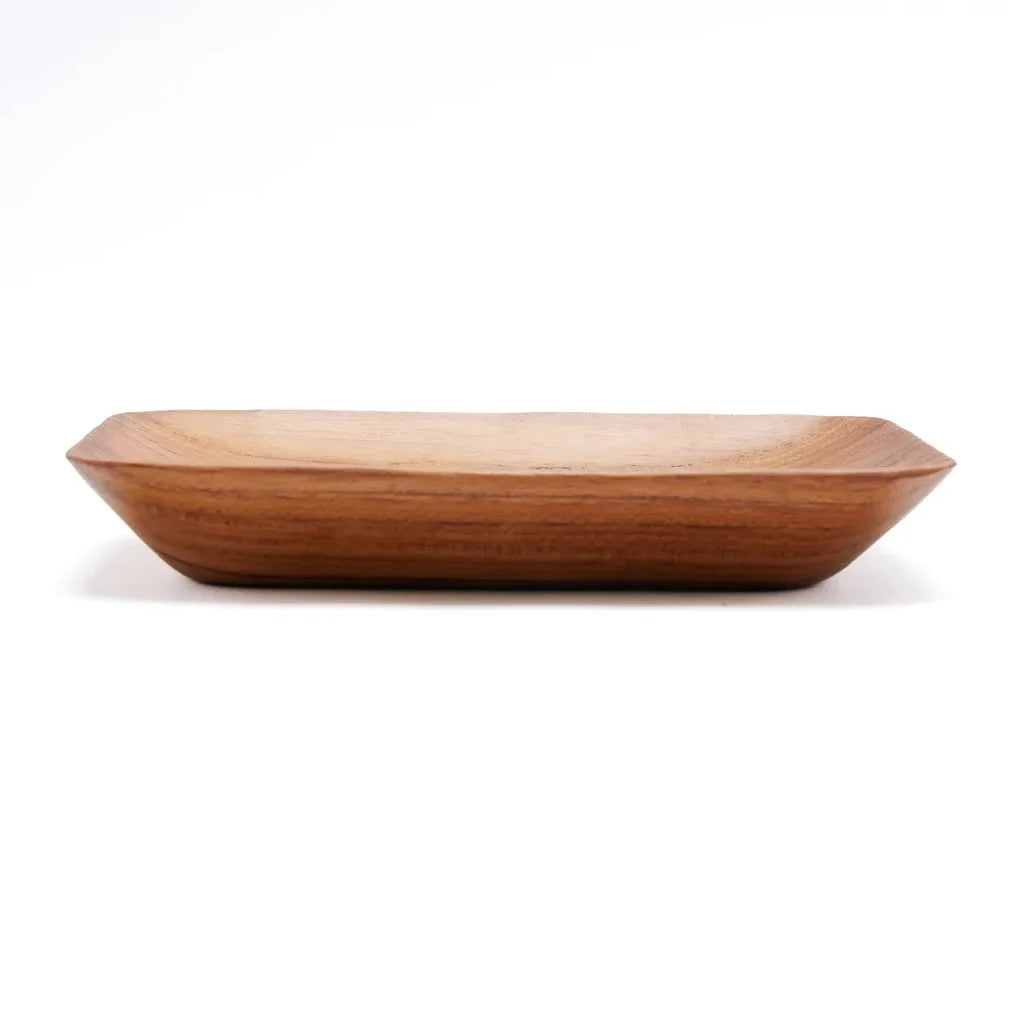 Moule à pâte en teck rectangulaire, bol à pâte en bois, décoration artisanale