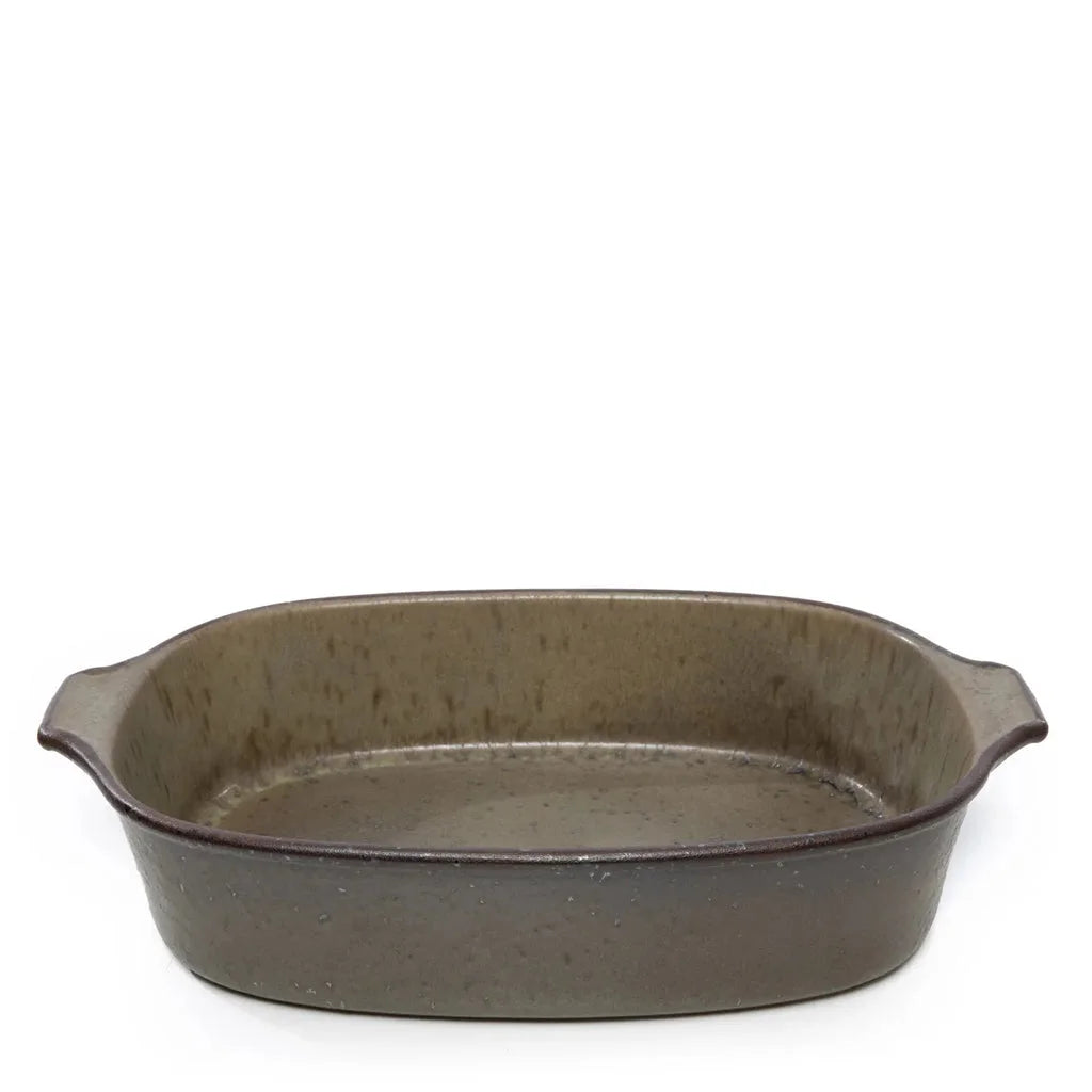 Plat de cuisson oval gris Le plateau de four Comporta Vert L