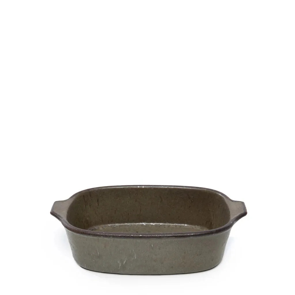 Plat rectangulaire en gris pour cuisson Le Plateau de Four Comporta Vert S