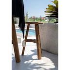 Poids de nappe en coquillages blancs aspect naturel – Set de 4