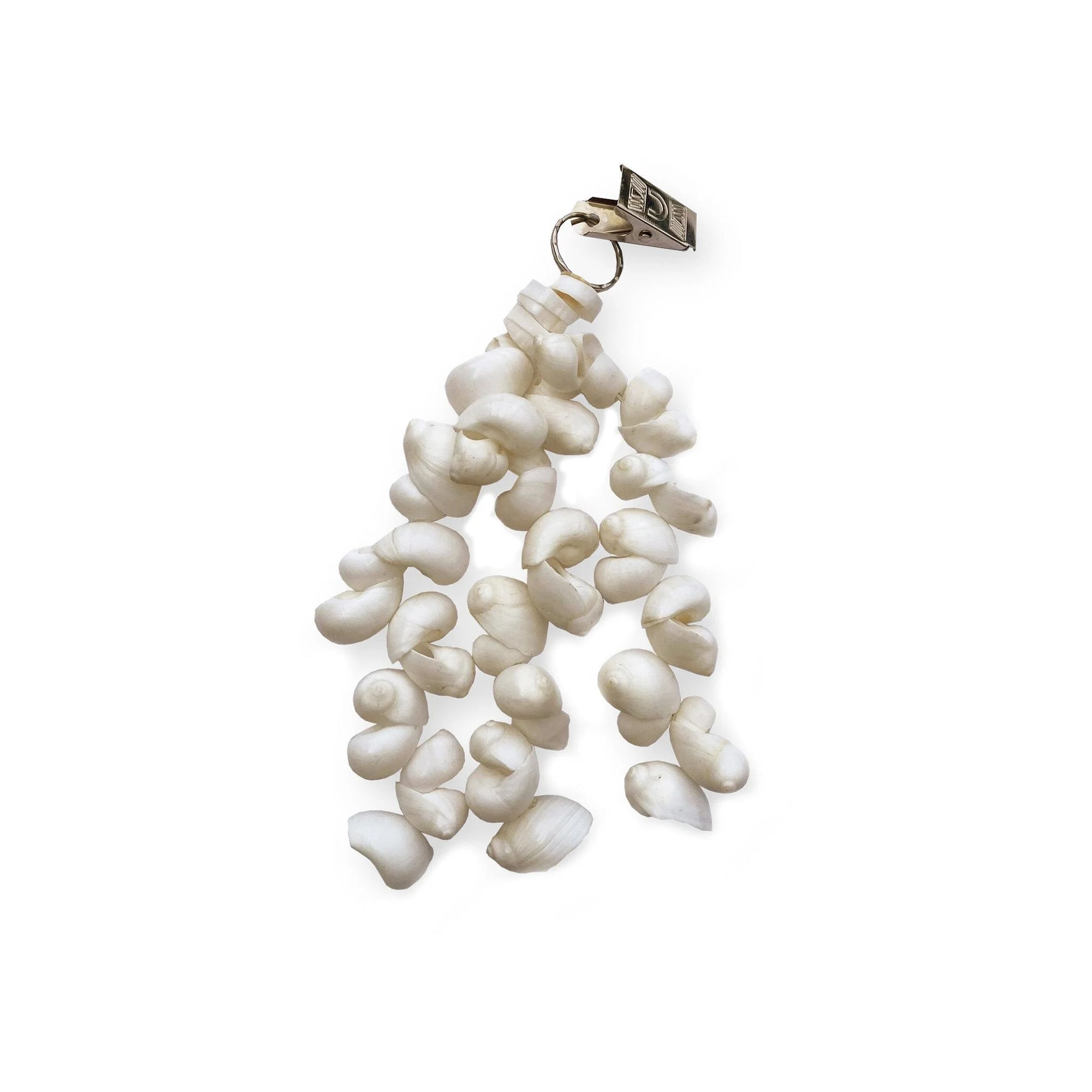 Décoration en coquillages blancs aspect naturel suspendue pour table ou intérieure