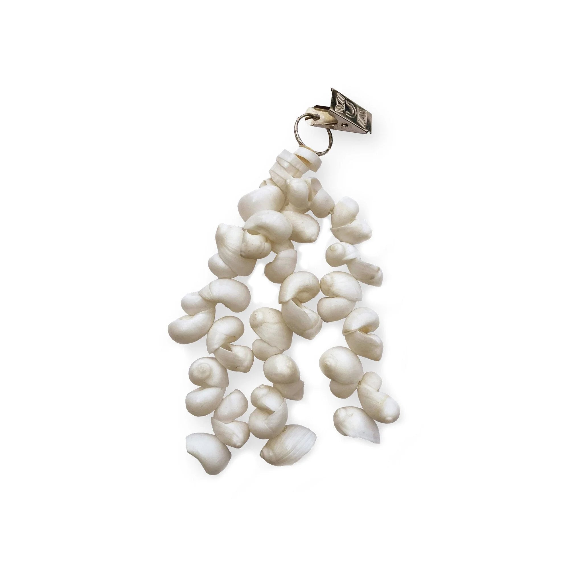 Décoration en coquillages blancs aspect naturel suspendue pour table ou intérieure