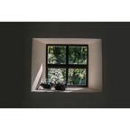 Porte-bougie en velours noir – Cylindrique et texturé