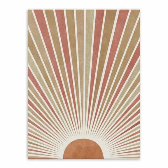Poster mural coucher de soleil - 13x18cm
