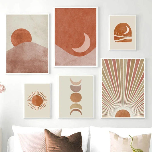 Poster mural coucher de soleil