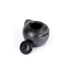 Théière en céramique noire avec couvercle pour Le pot brûlé