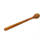 Cuillère à miel en teck naturel de 19 cm, accessoire pour table Rouleau à miel