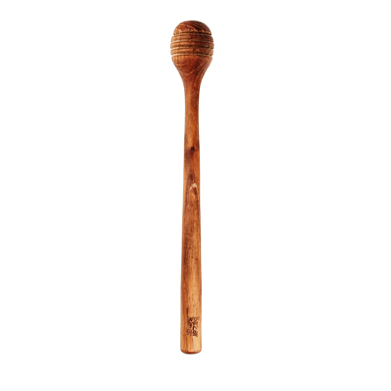 Cuillère à miel en teck naturel de 19 cm, accessoire de table élégant