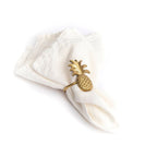 Serviettes en lin blanc - Lot de 4 - 45x45 cm