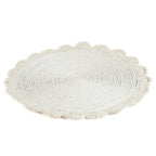 Set de table rond en macramé coton