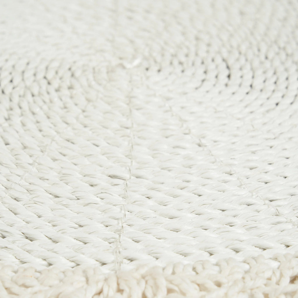 Set de table rond en macramé coton