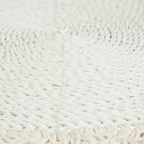 Set de table rond en macramé coton