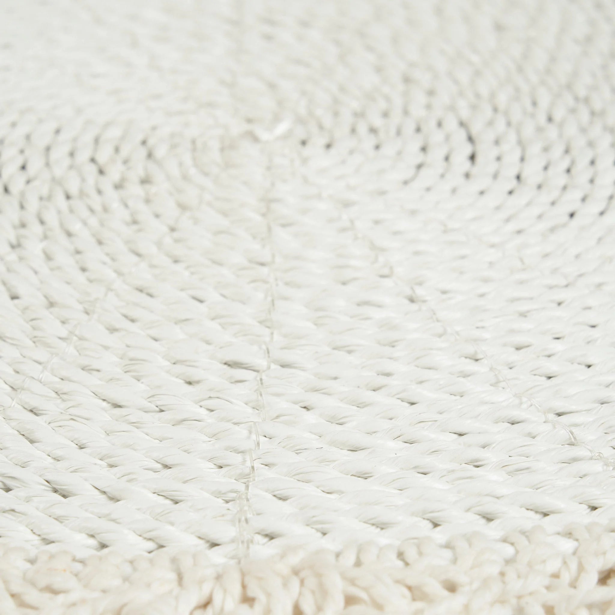 Set de table rond en macramé coton