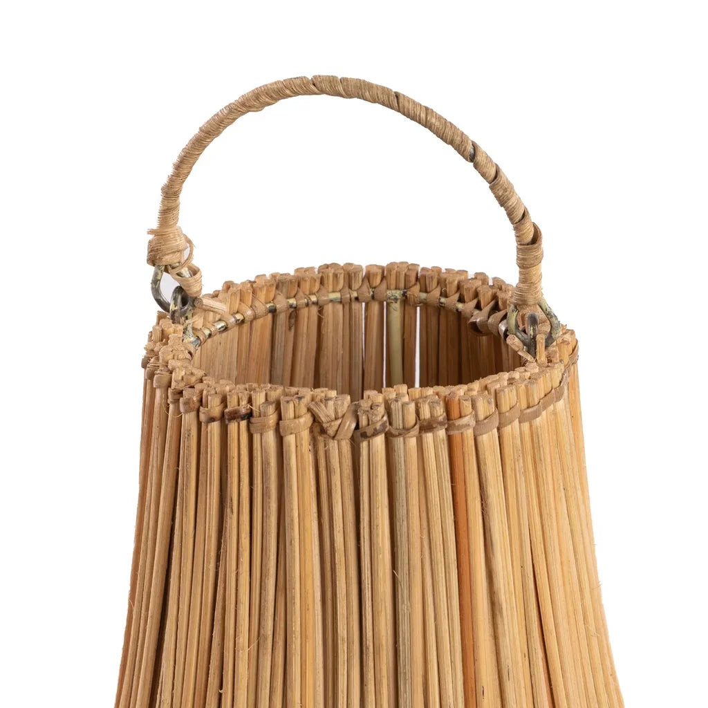 Panier en osier tressé fait main avec poignée pour Le Shala Naturel XL