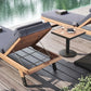 Socle de parasol en acier poudré noir 45 kg carré