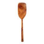 Spatule en racine de teck naturelle de 28 cm pour la cuisine