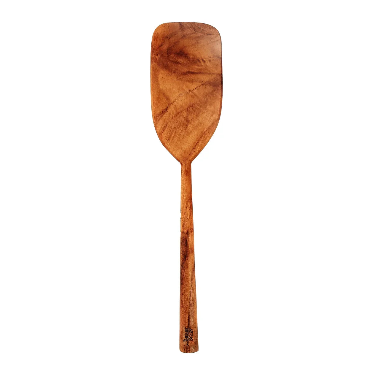 Spatule en racine de teck naturelle de 28 cm pour la cuisine