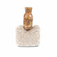 Statue Ogoh Ogoh XL en bois sculpté avec collar de coquillages cowrie