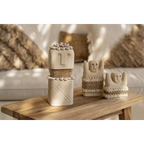 Statues décoratives en grès naturel avec coquillages et cordages, 10 cm